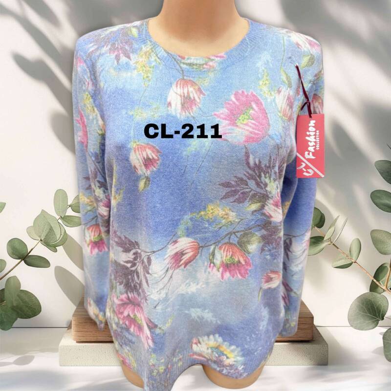 Swetry damskie Roz L-3XL. 1 kolor. Paczka 12 szt